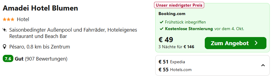 Italien Hotel Angebot