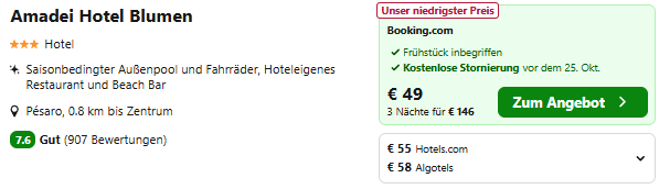 Italien Hotel Angebot