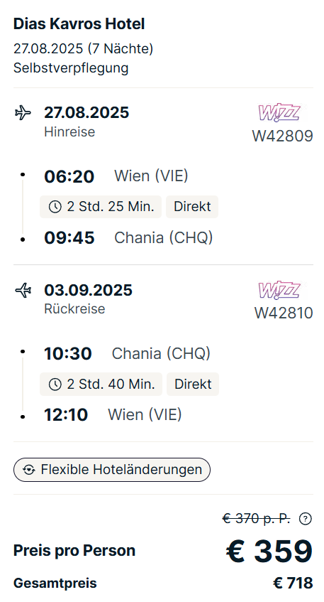 Kreta Reise Angebot