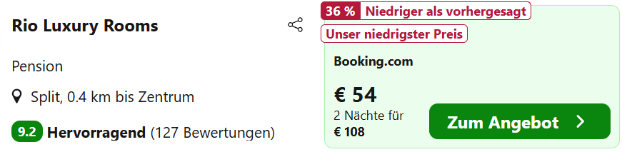 Kroatien-Hotel-Schnäppchen