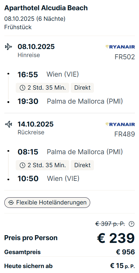Mallorca Reise Angebot