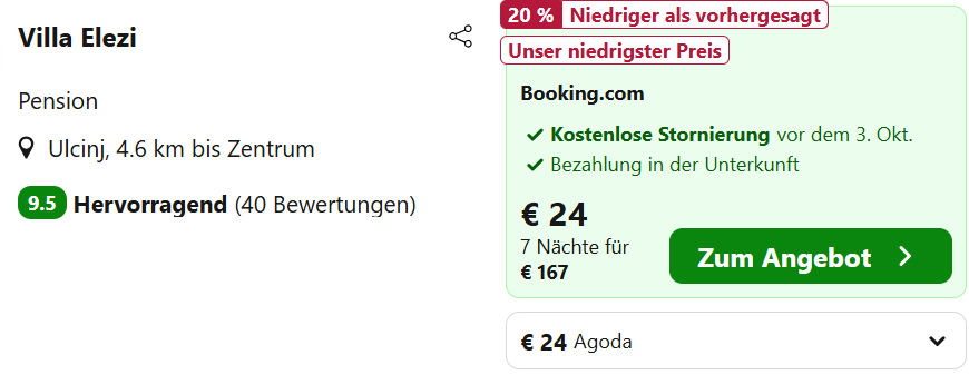 Montenegro-Hotel-Schnäppchen