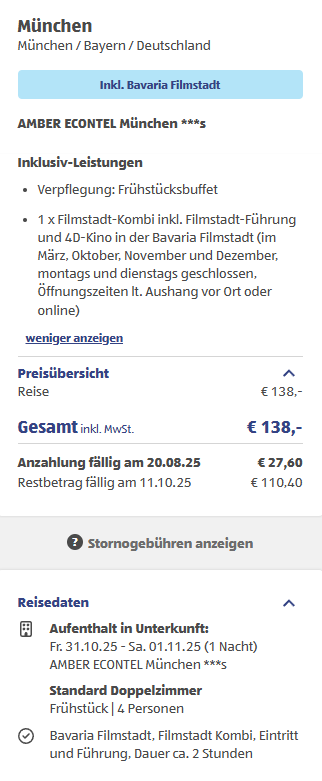 München Hotel Angebot