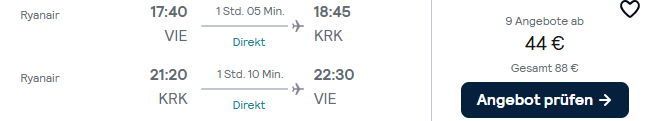 Polen Krakau Flug Angebot
