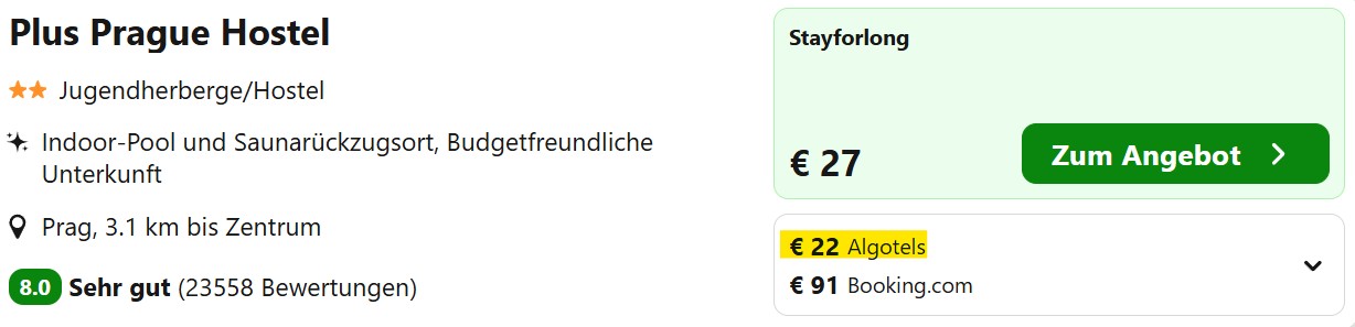 Prag Hotelangebot