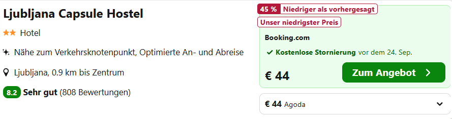Slowenien Hotel Angebot