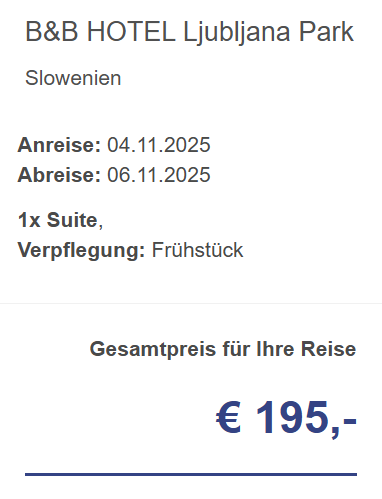 Slowenien Hotel Angebot