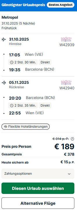 Spanien Hotel Metropol Lloret de Mar Angebot