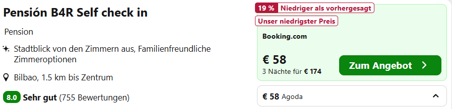 Bilbao Hotel Angebot