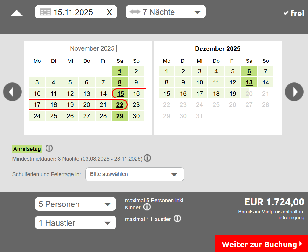 Südtirol Chalet Angebot