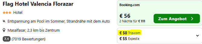 Valencia Kombi Deal