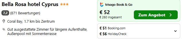 Zypern Kombi Angebot