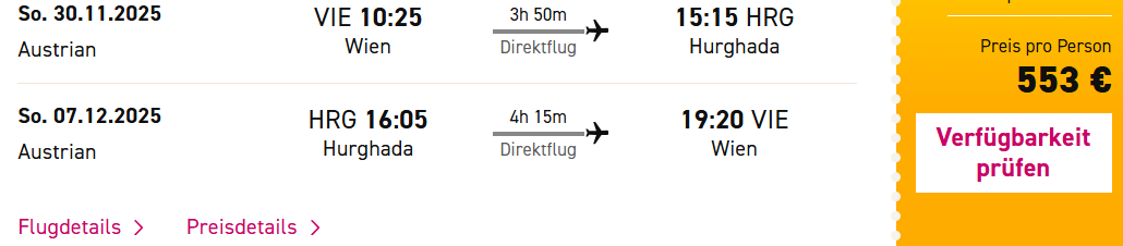 Ägypten Angebot