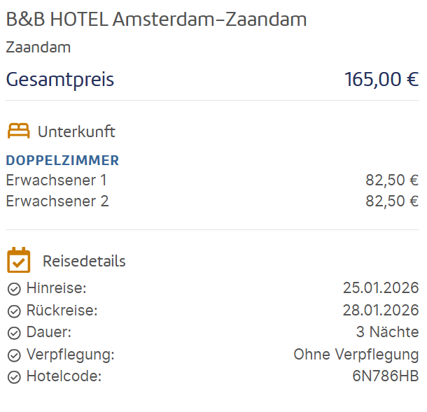 Amsterdam Hotel Angebot