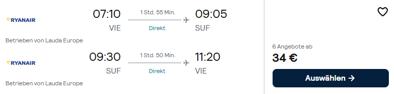 Italien Flug Angebot