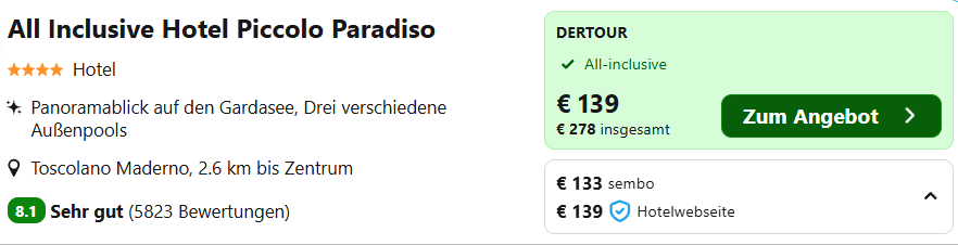 Gardasee Hotel Angebot