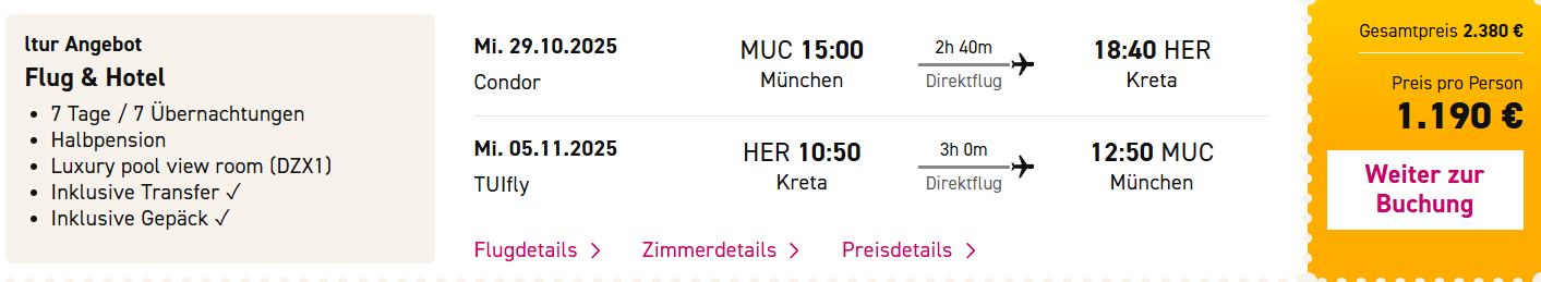 Kreta Reise Angebot