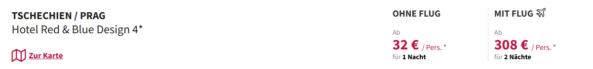 Prag Hotel Angebot