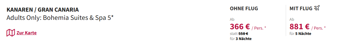 Gran Canaria Reise Angebot