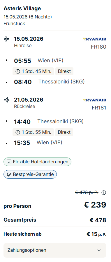 Griechenland Reise Angebot