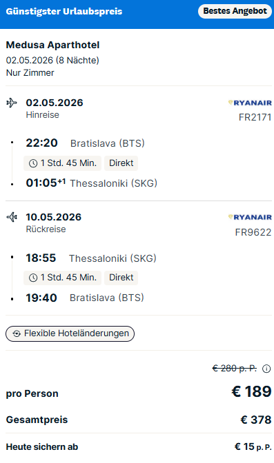 Griechenland Pauschalangebot