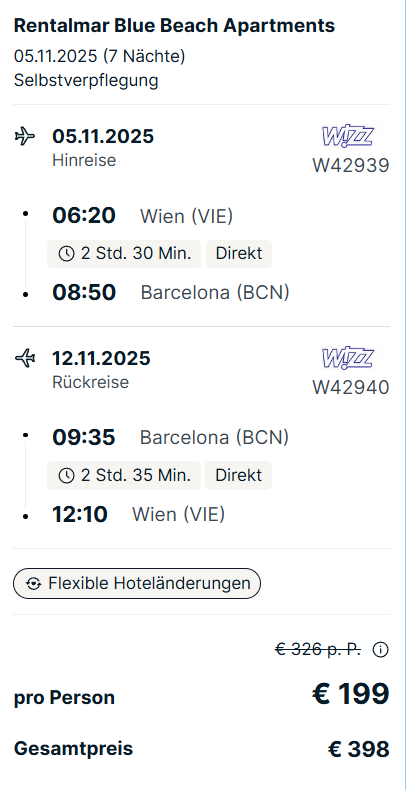 Spanien Reise Angebot
