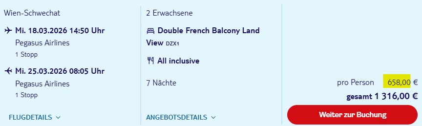 Tuerkei Pauschalreise Angebot