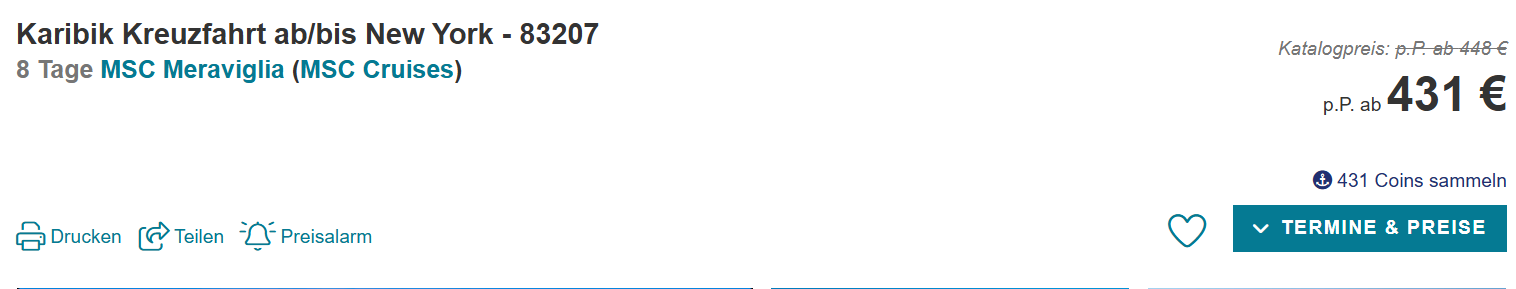 Karibik Kreuzfahrt Angebot