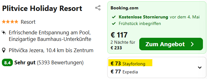 Kroatien Hotel Angebot