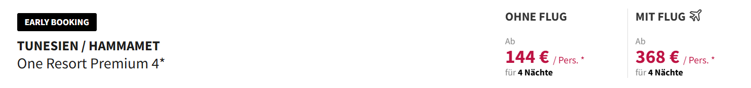 Tunesien Reise Angebot