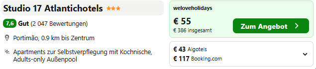 Algarve Kombi Angebot