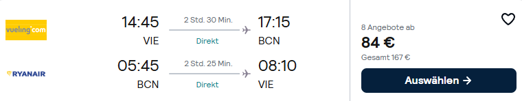 Barcelona Flug Angebot