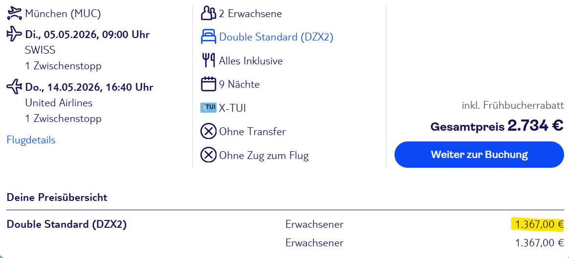Dom Rep Pauschalreise Angebot
