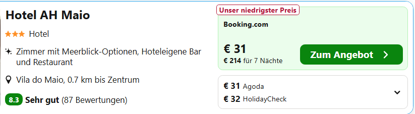 Kapverde Hotel Angebot
