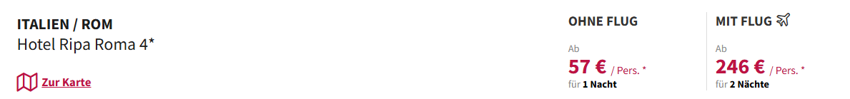 Rom Hotel Angebot