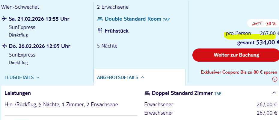 Türkei Pauschalangebot