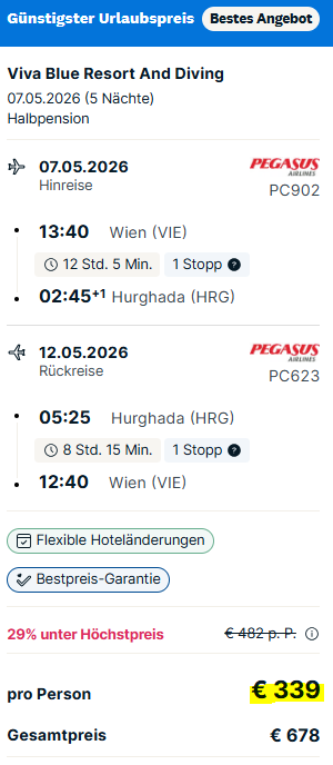 Ägypten Pauschalangebot