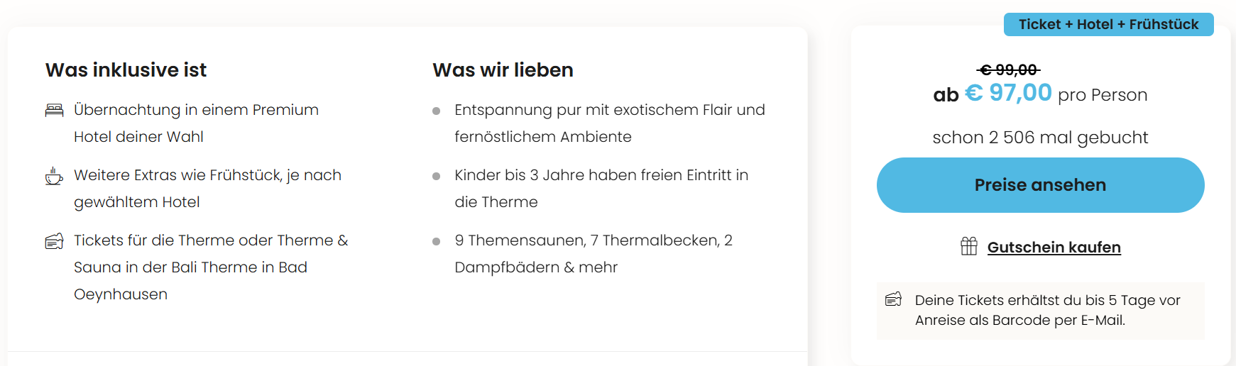 Deutschland Therme Angebot