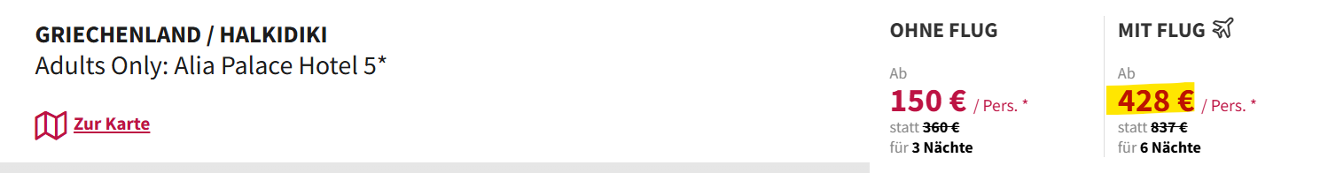 Griechenland Pauschalreise Angebot