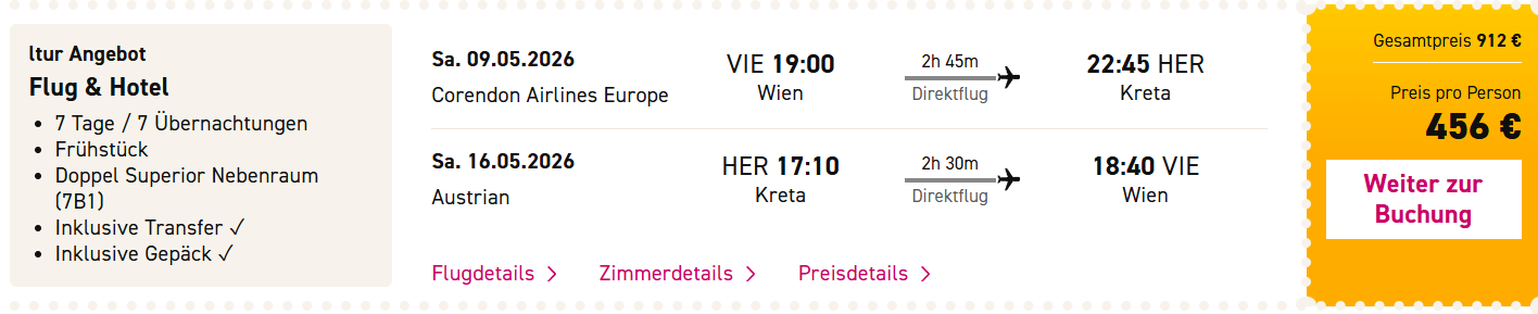 Kreta Reise Angebot