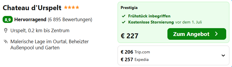 Luxemburg Hotel Angebot