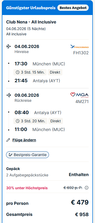 Türkei Reise Angebot