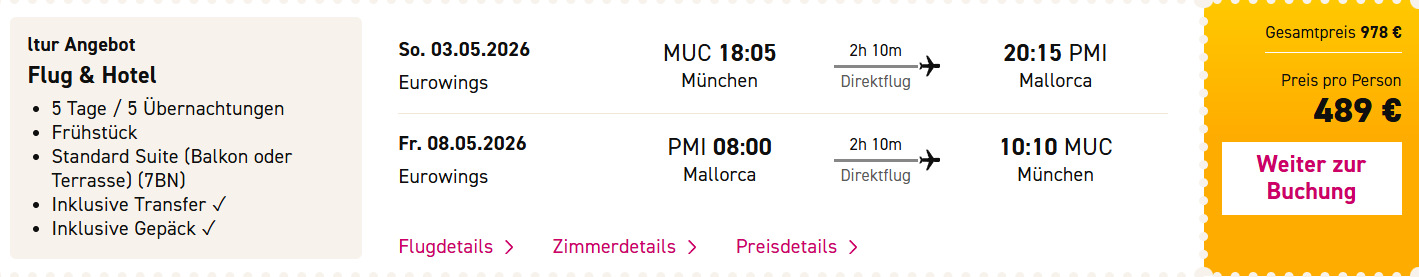 Mallorca Reise Angebot