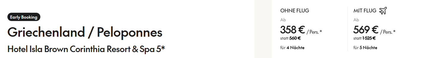 Griechenland Reise Angebot