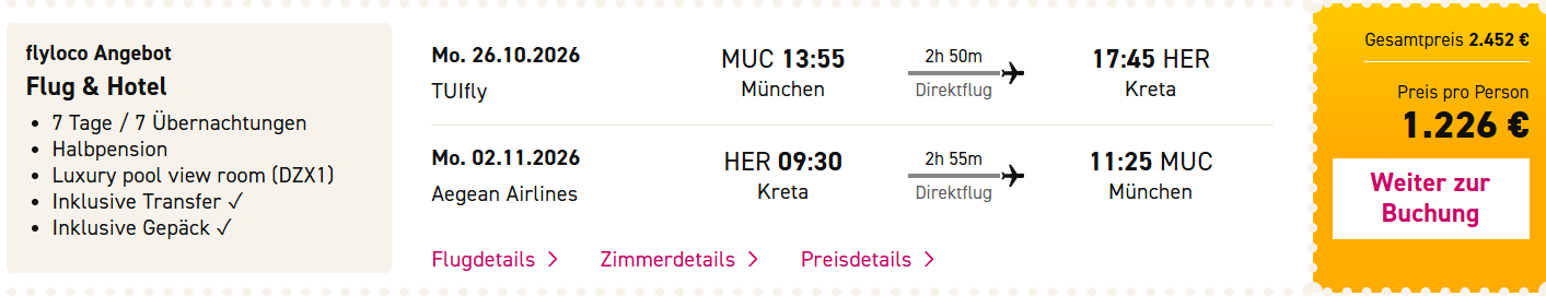 Kreta Reise Angebot