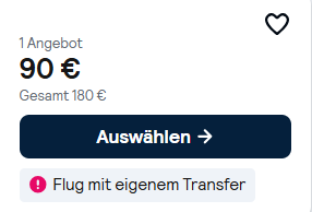 Paris Kombi Angebot