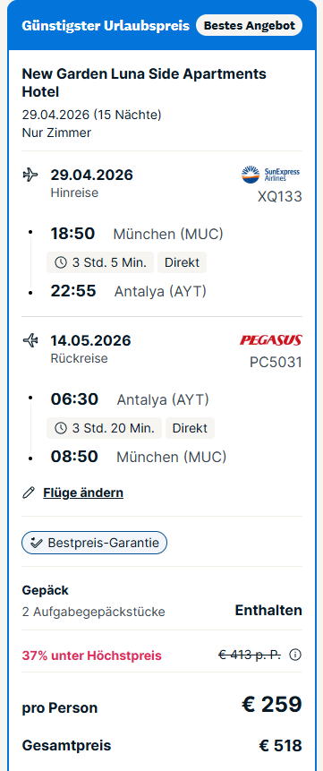 Türkei Reise Angebot