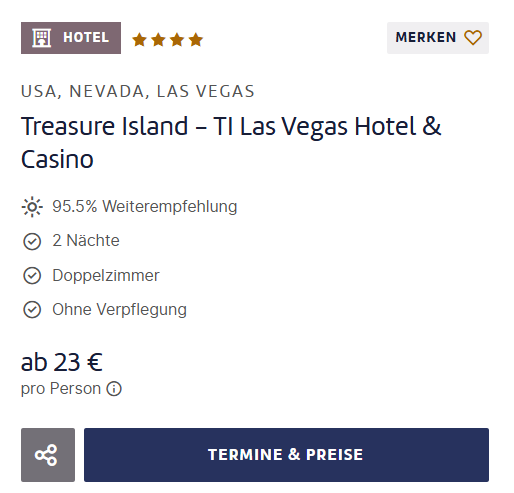 USA Hotel Angebot