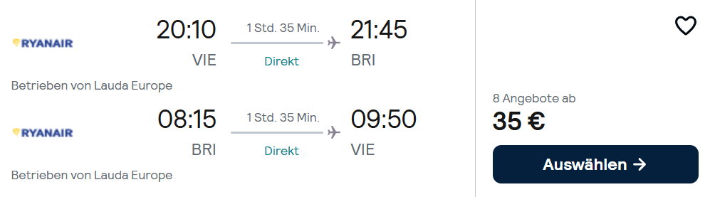 Italien Flug Angebot