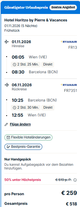 Spanien Reise Angebot